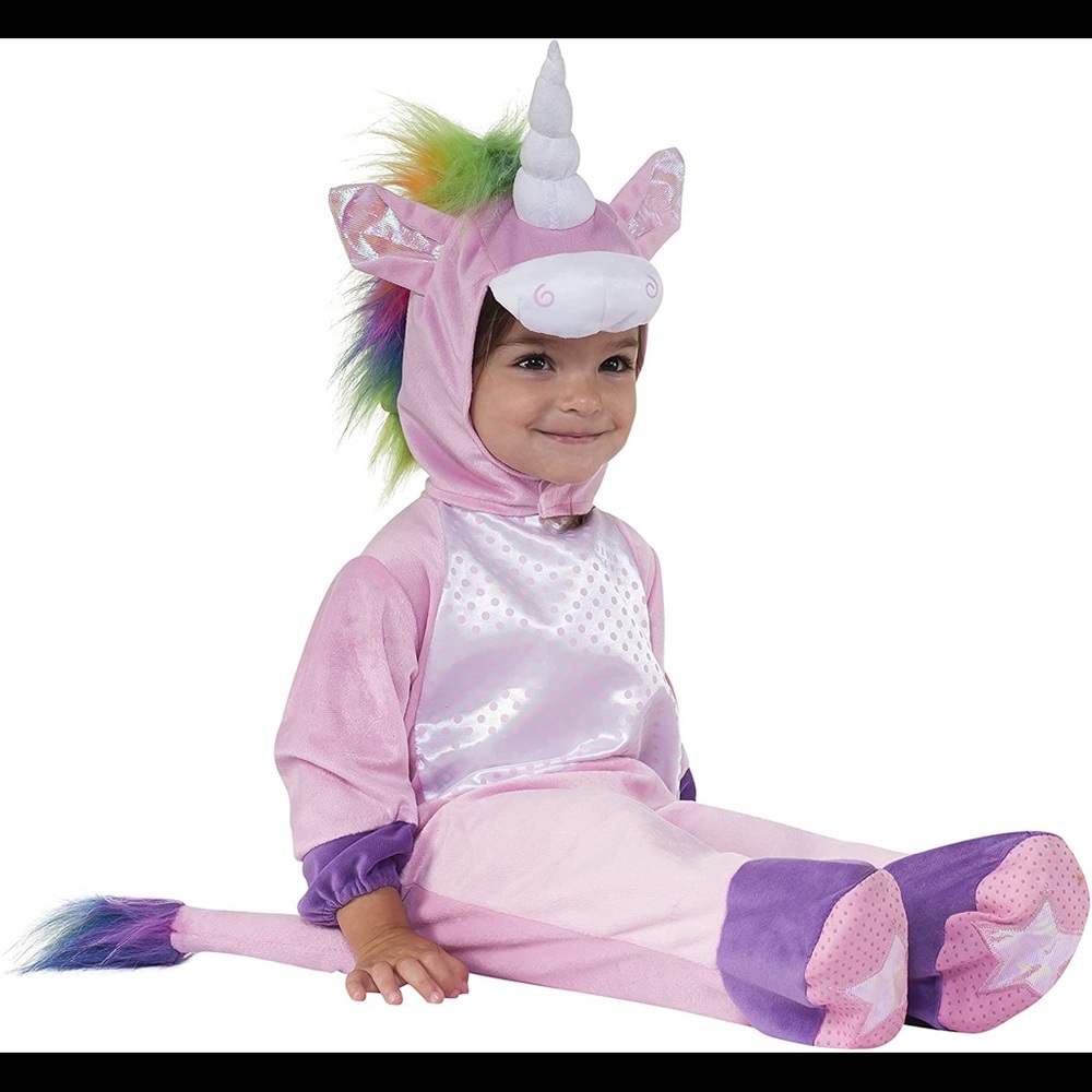 Pink Unicorn Baby Costume size 6-12 mo by Rubie’s